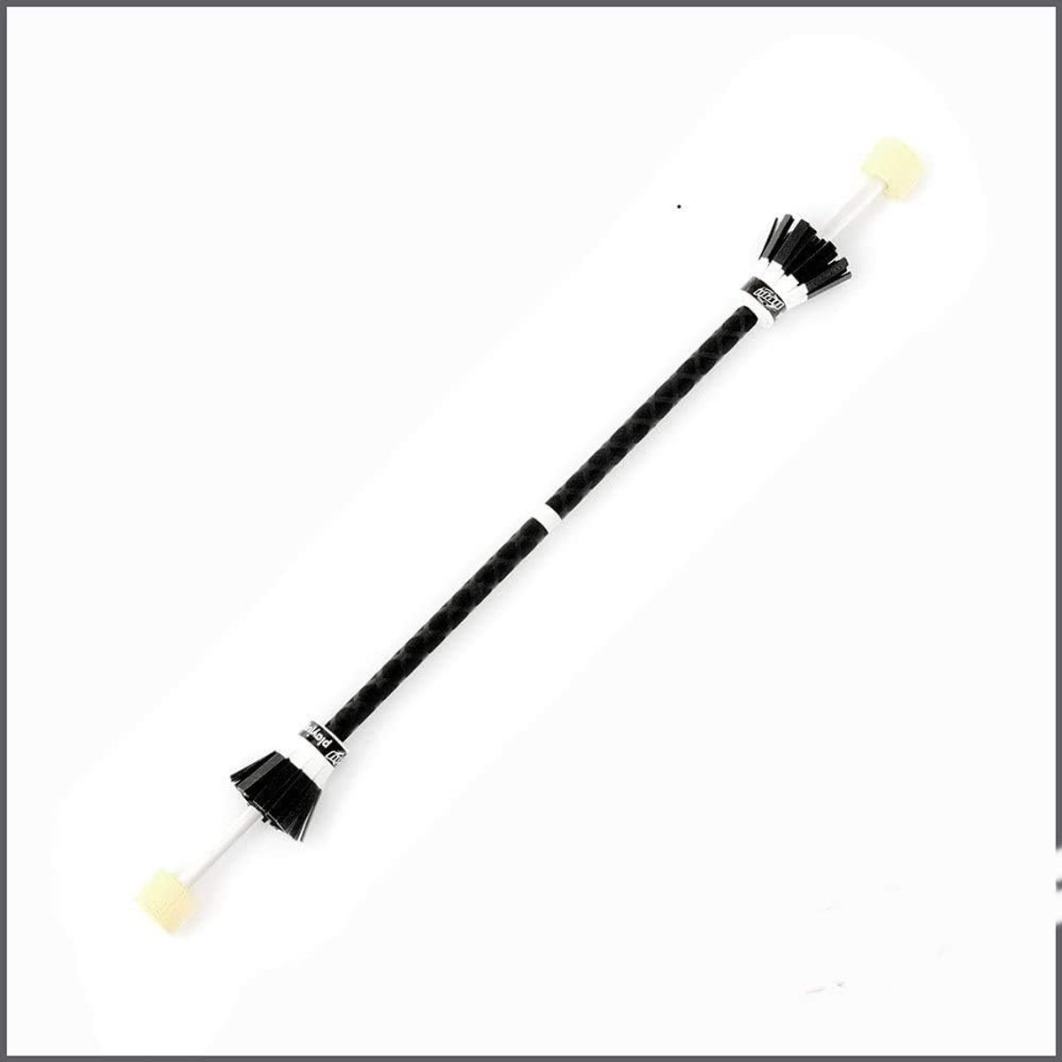 Jongleer Bloemstok - Vuurstick Behendigheid - Jongleren Vuurshows - X-Grip Handvat - 25mm Kevlar - Zwart