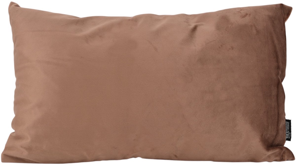 Gek op Kussens! Sierkussen Velvet Mokka | 30 x 50 cm | Polyester