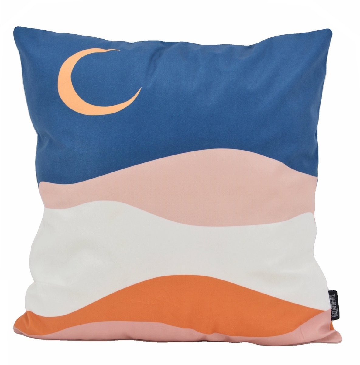 Gek op Kussens! Sierkussen Shining Moon | 45 x 45 cm | Katoen/Polyester blauw