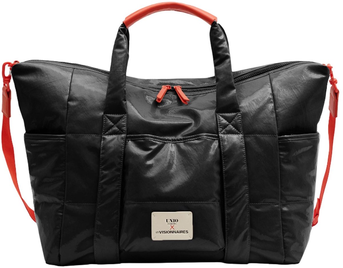Unio Hamburg x Les Visionnaires reistas Lacquer Unio Travel Bag Black zwart