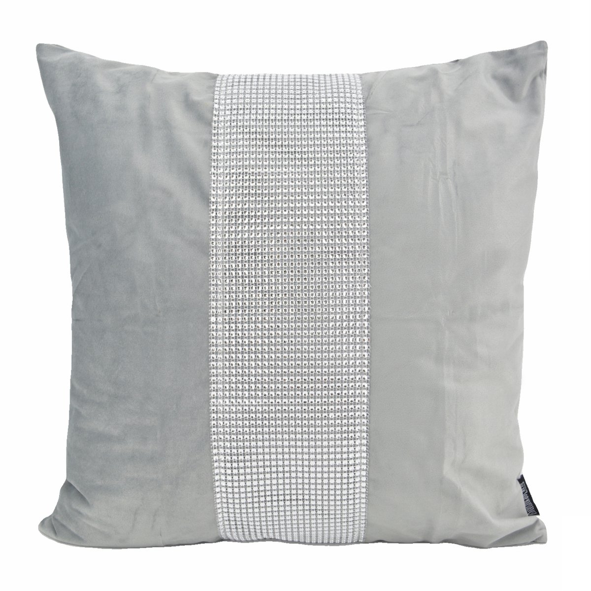 Gek op Kussens! Sierkussen Bliss Diamond - Grijs | 45 x 45 cm | Velvet/Polyester