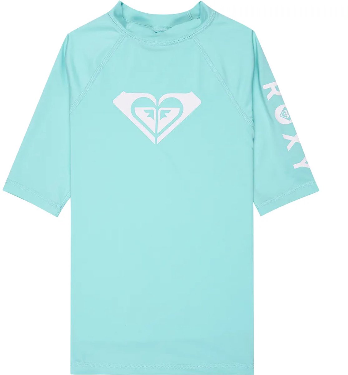 Roxy Ergwr03491 Whole Hearted Korte Mouw Rash Guard Blauw 12 Years Meisje