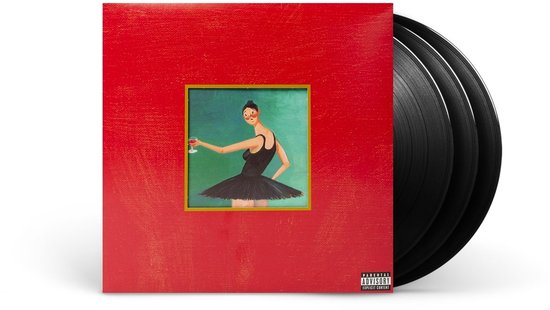 My Beautiful Dark Twisted Fantasy - Kanye West 3 LP - Hiphop, rock
