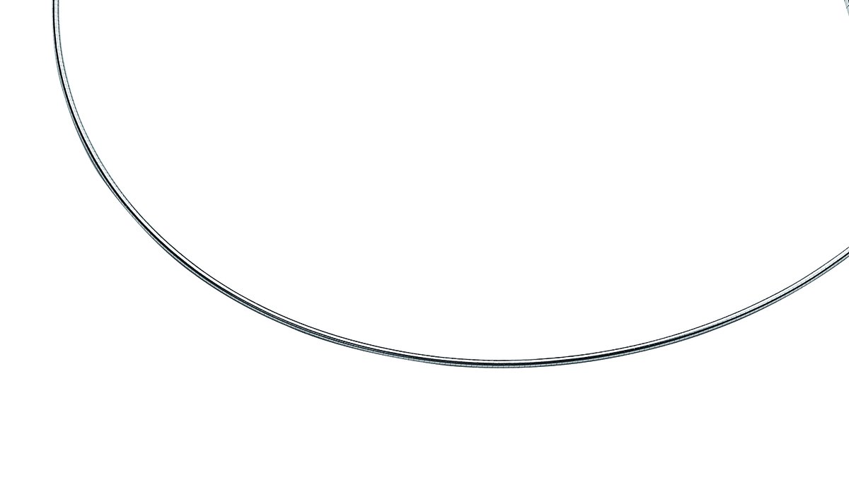 48cm Zinzi zilveren omega collier 1mm breed ZIOM1-48