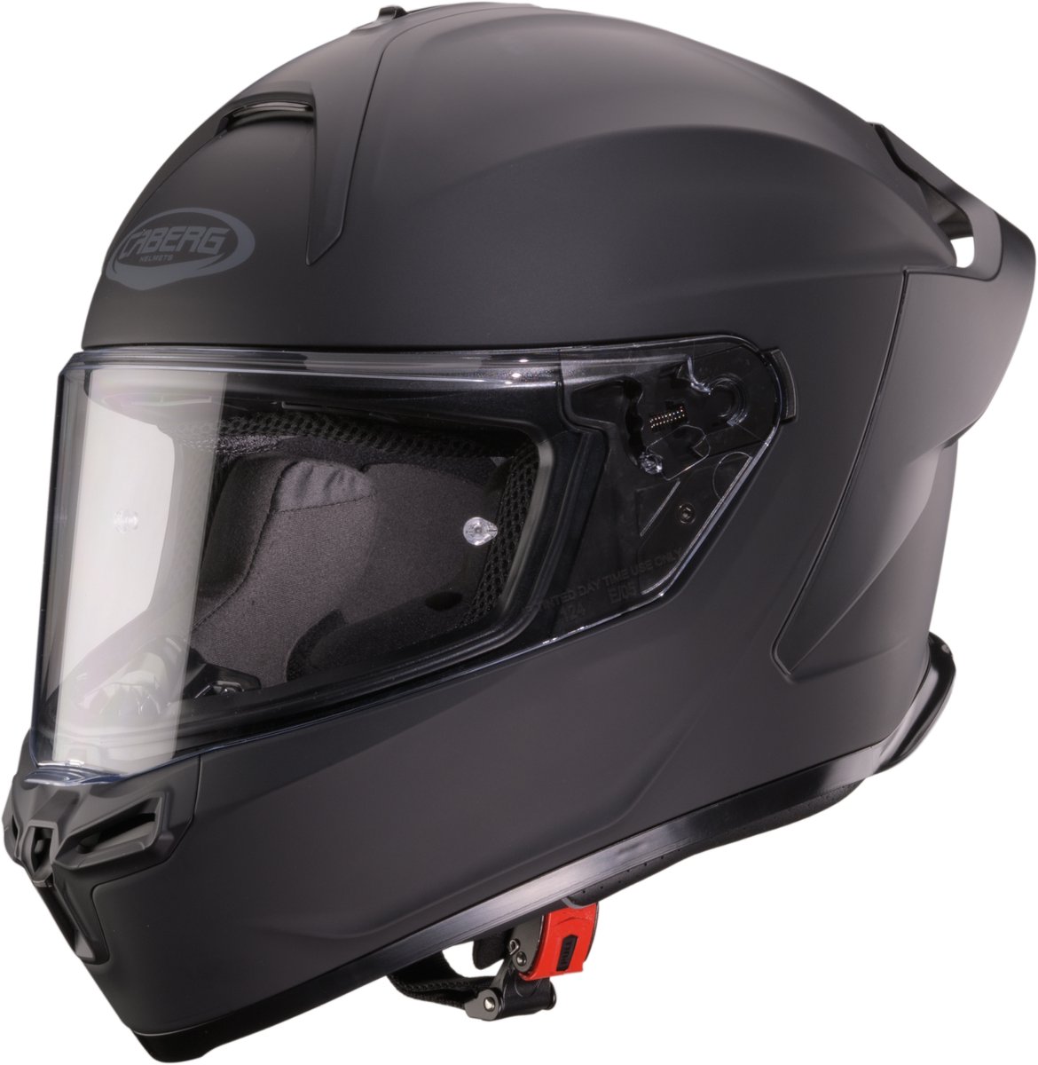 Caberg Roxter Integraalhelm - Matzwart - Maat L - Sportieve Helm - Motor Of Scooter Helm - Top En Kin Ventilatie - Ece 22.06 Gekeurd