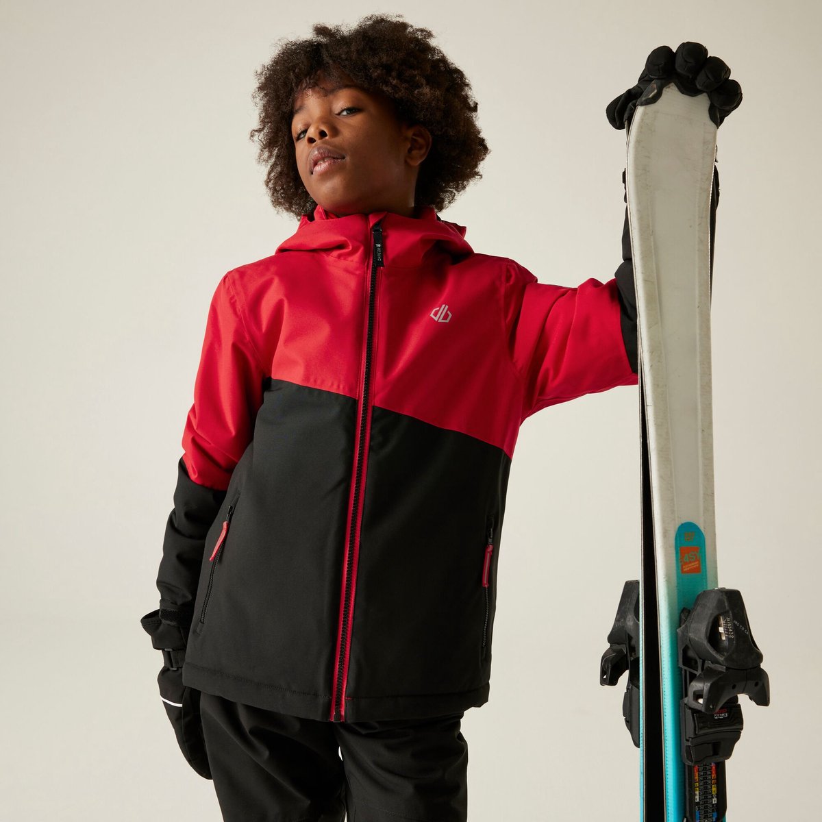 Kinder ski-jas Dare 2B Snow Basher Rood
