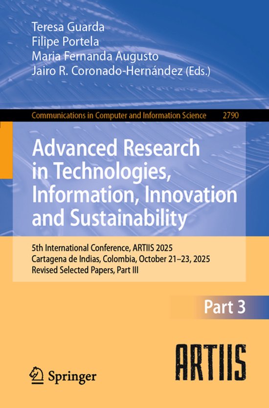 Communications in Computer and Information Science2790- Adva ... - cover