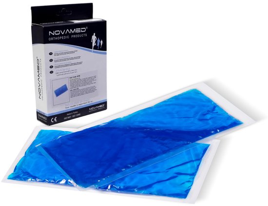 Novamed Ice pack - Hot & Cold pack - Herbruikbare Gelpack - Koelpack - Verkoeling van het Lichaam - Blauw - 2 stuks
