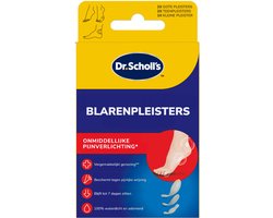 Scholl Blarenpleisters Mixed - 5 Blaarpleisters - 3 Formaten - Waterdichte Pleisters Hiel & Voeten - Ademend - Tegen Wrijving