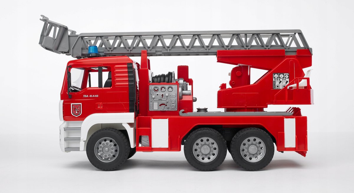 Bruder MAN Brandweerwagen met Draailadder - Speelgoedvoertuig — afbeelding 3