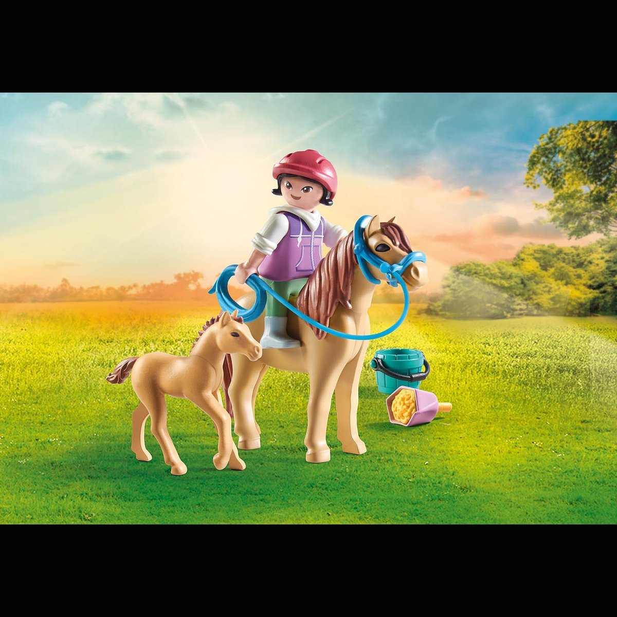 PLAYMOBIL Horses of Waterfall Kind met pony en veulen - 71498 — afbeelding 2