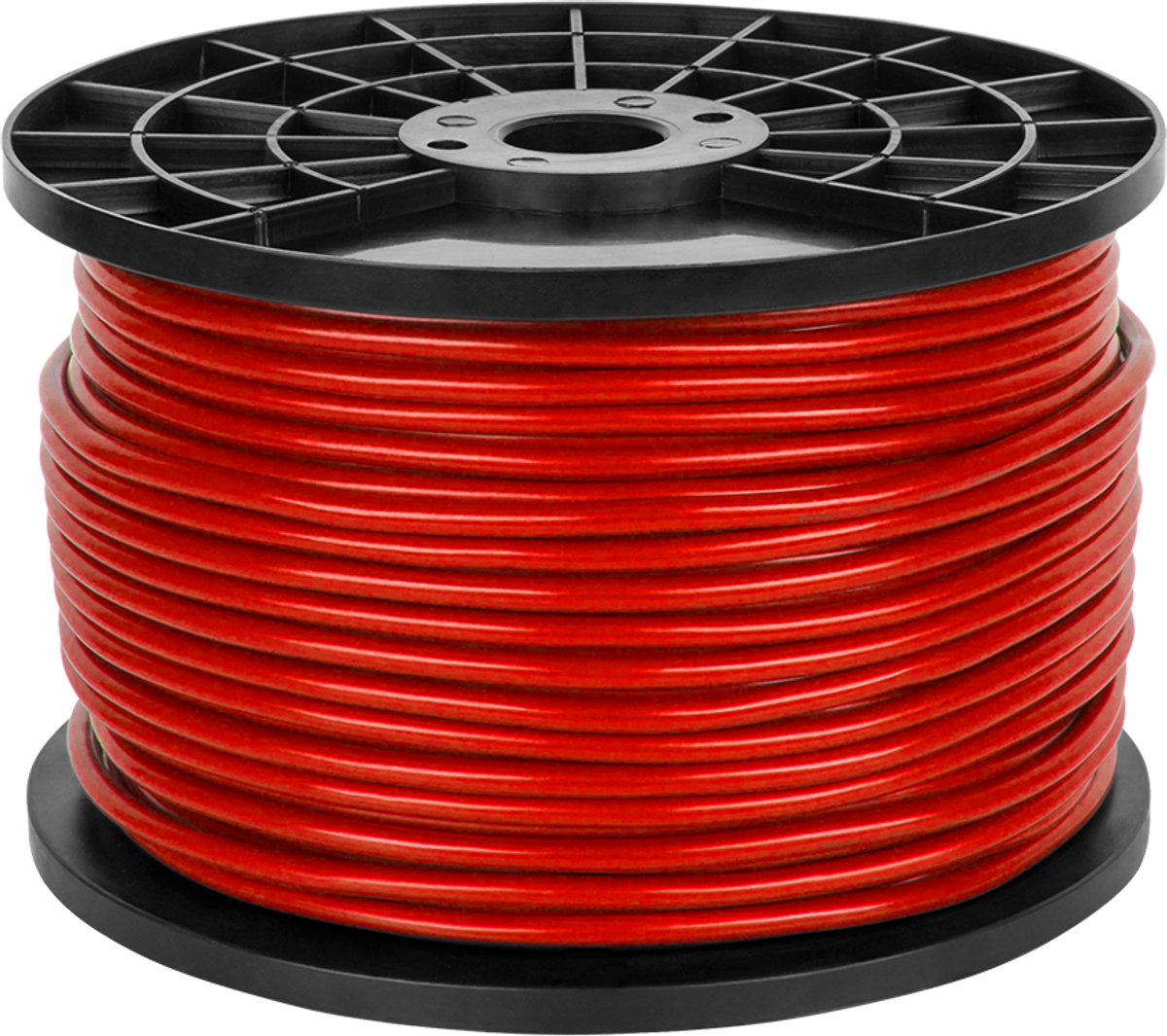 Azusa - Microfoonkabel - Stereo 6mm - Rood - 100m