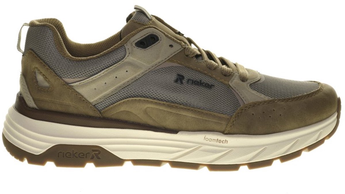 Herensneaker Beige Extra Breed Rieker maat 45