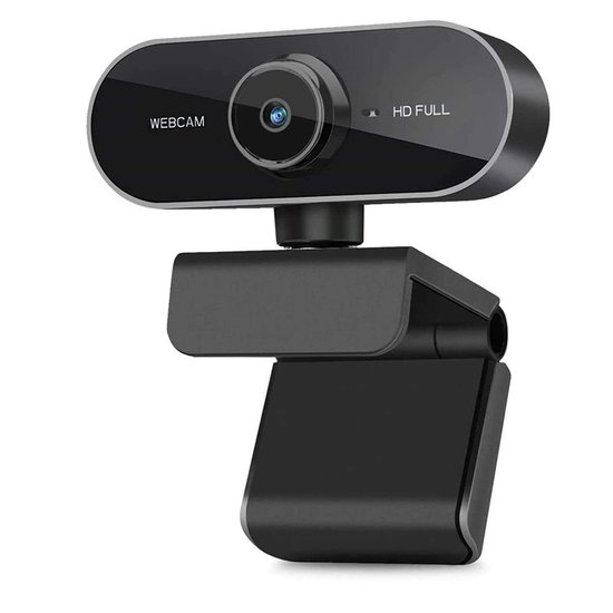 carmdering - Webcam - Full HD 1080P - PC Webcam - Laptop Webcam - USB Webcam - Met Statief - Privacy Cover - Webcam met Microfoon