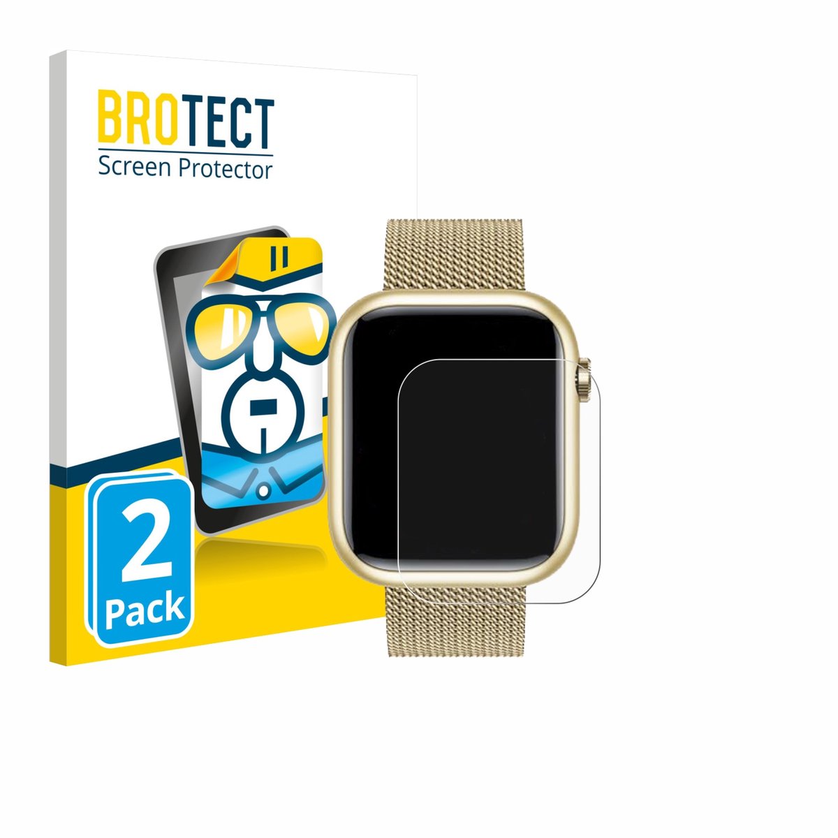 BROTECT - Screenprotector voor Taopon G104 1.83" - Folie Beschermfolie transparant 2 Stuks