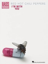 Boek met 'BASS RECORDED VERSIONS' en 'RED HOT CHILI PEPPERS I'M WITH YOU'. Een vlieg zit op een roze pil.