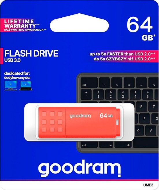 USB stick GoodRam UME3 Orange 64 GB