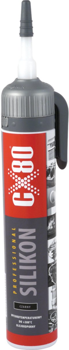 CX-80 Serie - Professionele Silicone - 250g - Zwart - Premium 140