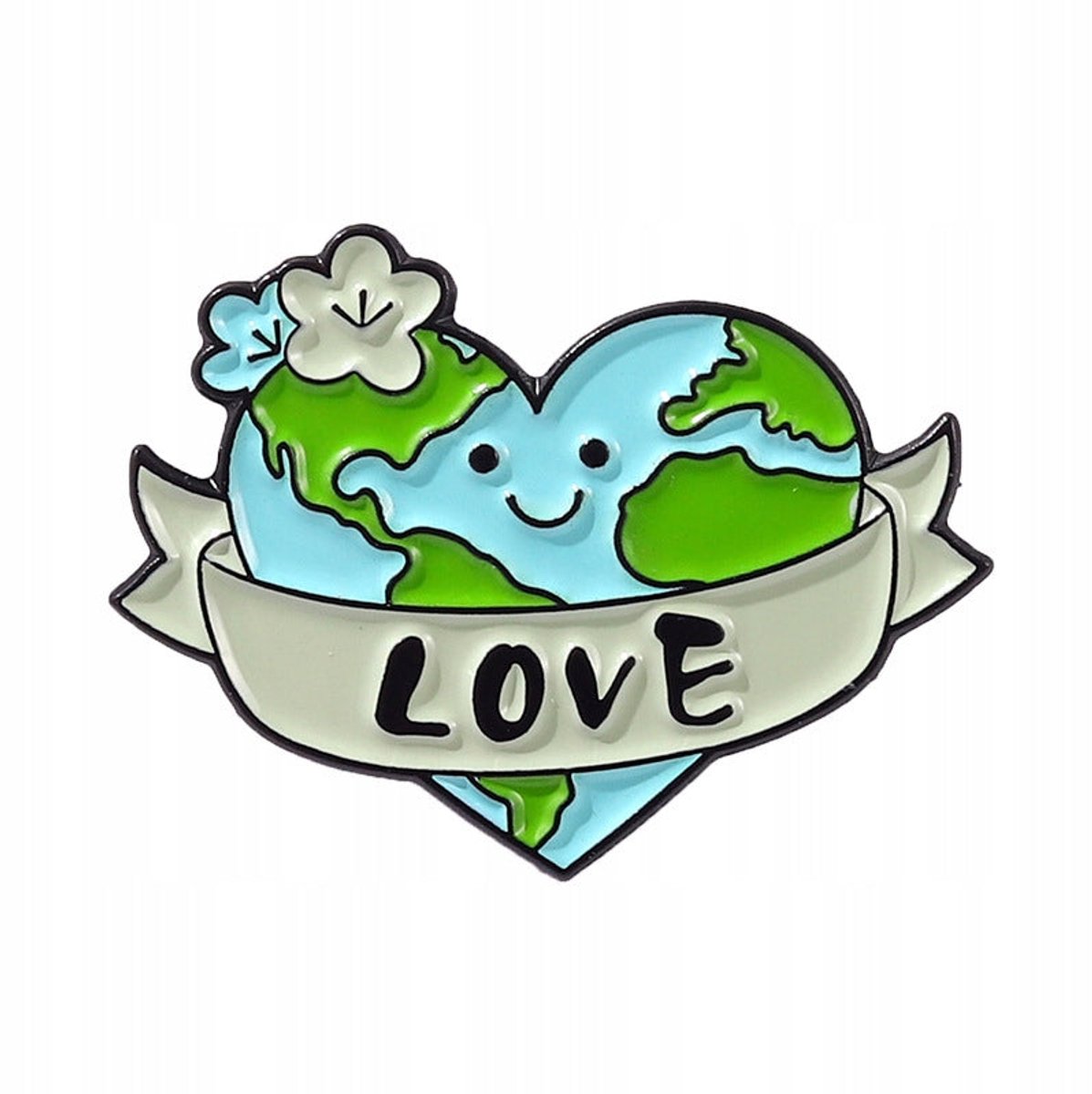 PINETS Milieuvriendelijke Broche Hart Liefde EKO