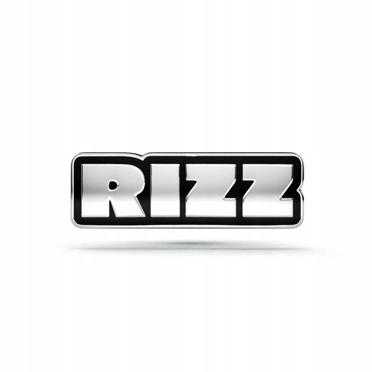 RIZZ Zilveren Pin - Hard Enamel | 3cm | Pinets