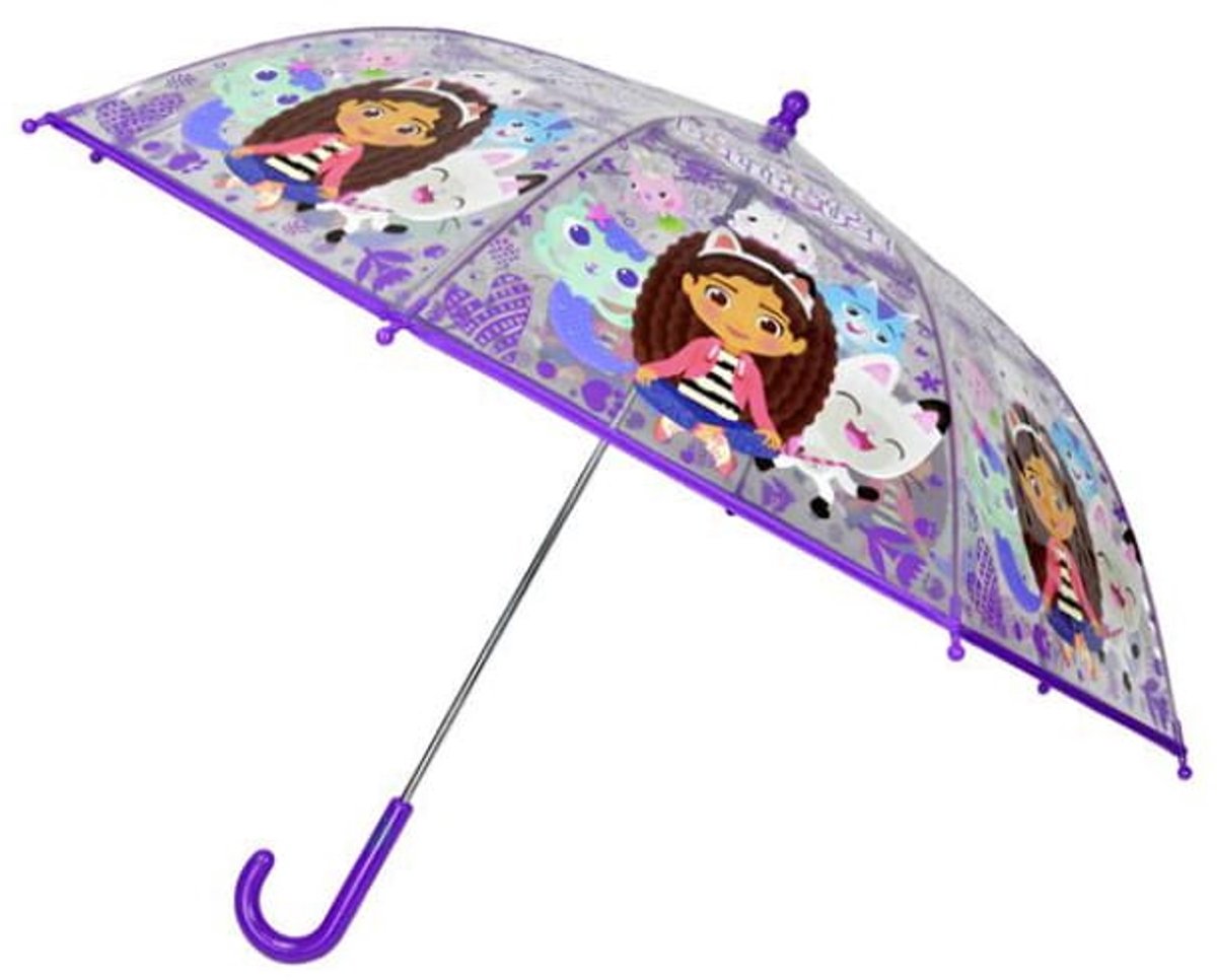 Cyp Brands Koci Domek Gabi Serie - Transparante Paraplu - 48 cm - Voor Kinderen