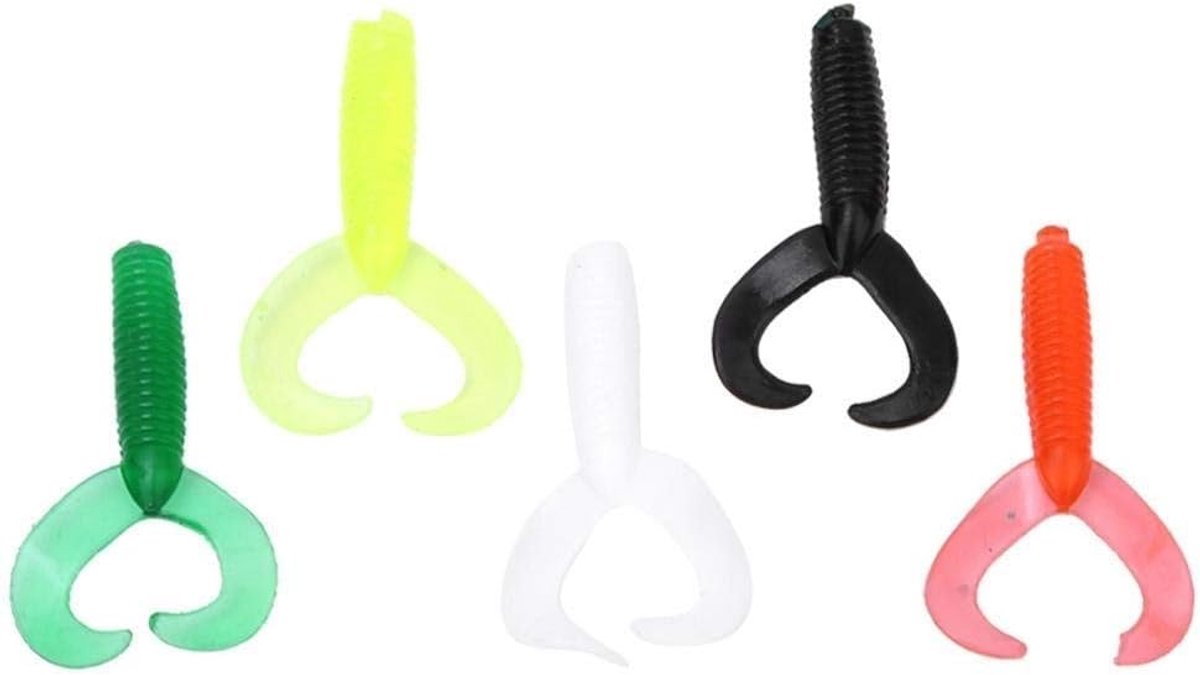Kunstaas Set - Vis Lokaas - Vissen Vangen - 50 Stuks 5 Kleuren - 70 Gram - Meerdere Kleuren
