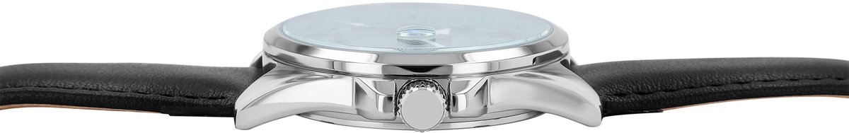 JUST WATCH Herenhorloge van echt leer JW20202 met echte leren band, 5ATM, heren, datum