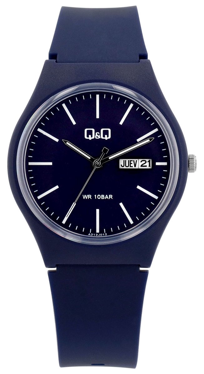Mooi horloge donkerblauw A212J012Y