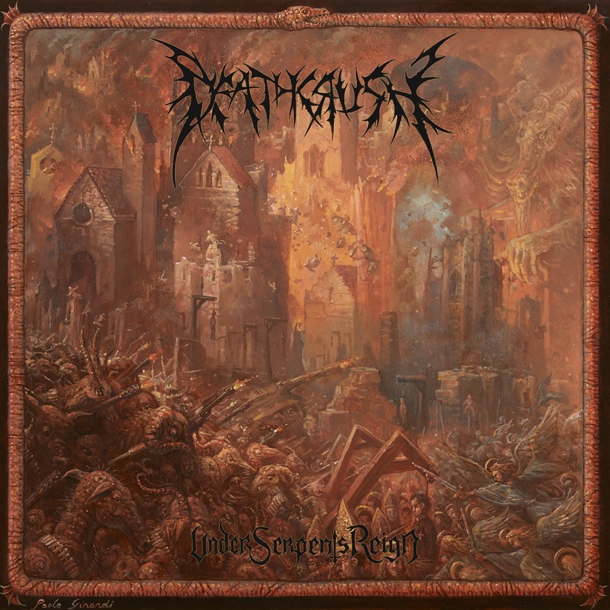 Deathcrush (Italy) - Under Serpents Reign (LP) (Coloured Vinyl)