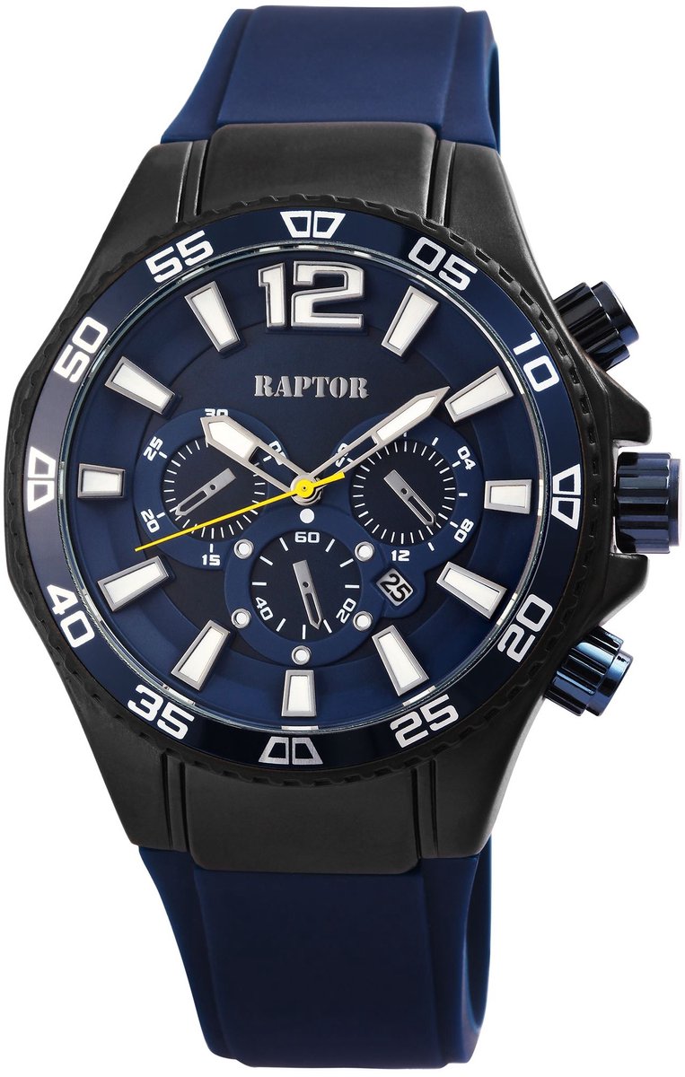 Raptor Herenhorloge siliconen Soepel Raptor herenhorloge "Supple" met siliconen band