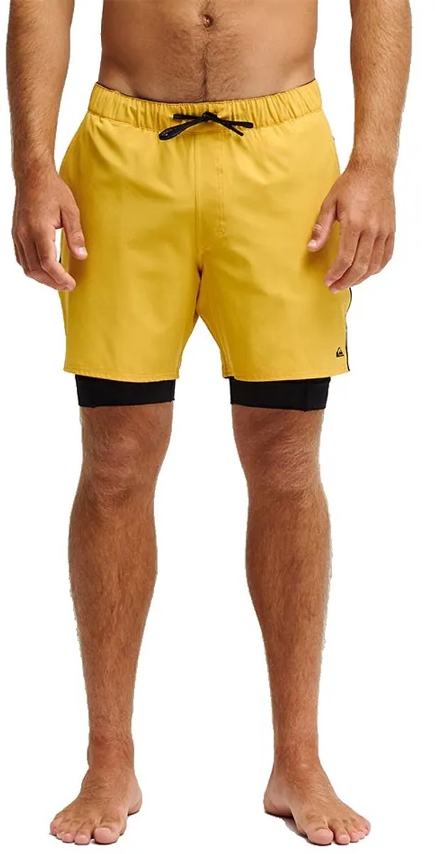 Quiksilver Highline Amphibian 17´´ Korte Broek 34 Man Geel