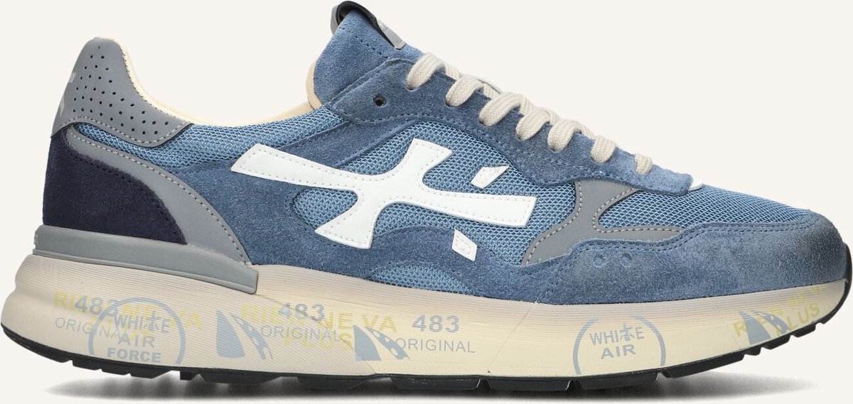 Premiata Mick Sneakers - Suède - Heren - Blauw - Maat 44