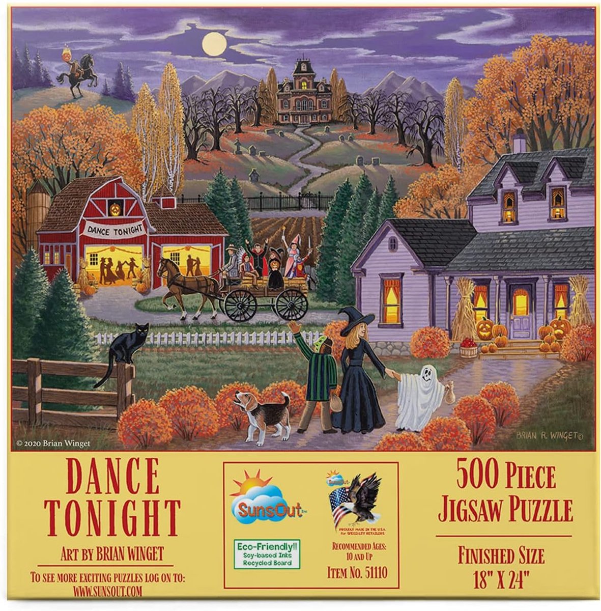 Legpuzzel 500 Stukjes - Puzzel Volwassenen Kind - Ontspannen Puzzelplezier - XXL Extra Grote Stukjes - 30.5 x 30.5 cm
