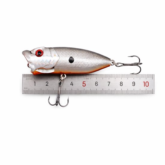 S&D - Popper Kunstaas Set 5 Stuks - Topwater Lures 7cm 11g - Voor Snoek & Roofvis van S&D — afbeelding 3