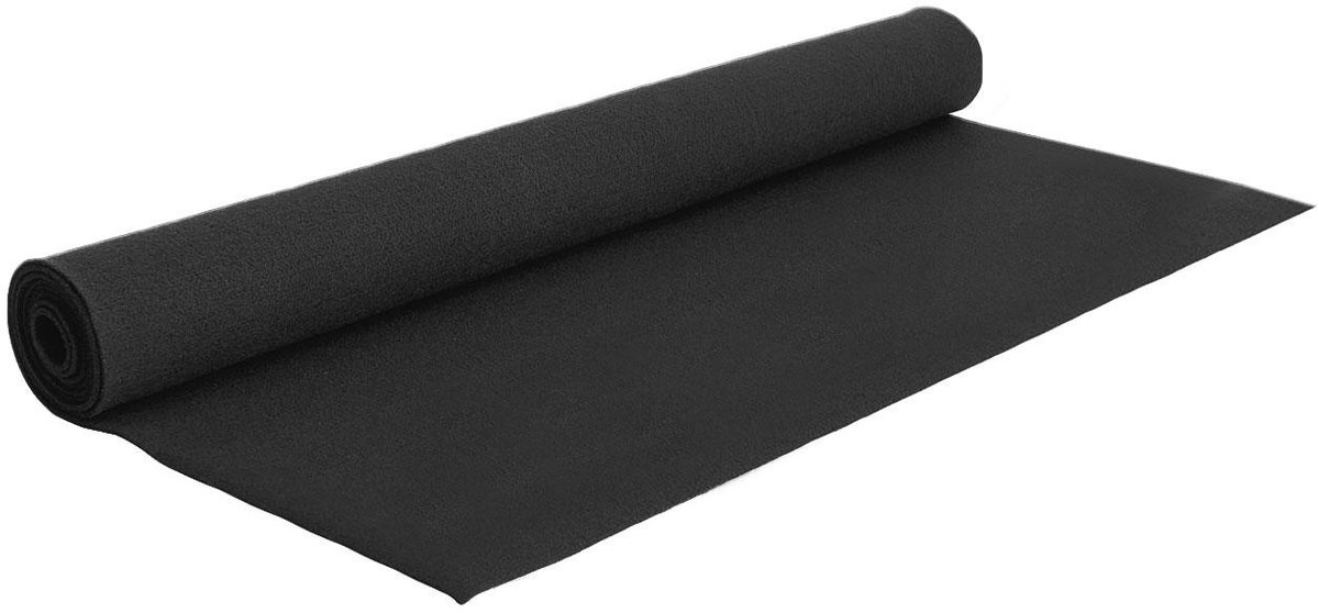 Luidspreker textiel, 150 cm x 10 m, zwart, hoogwaardig speakerstof voor woofer en diepe klank [39505B]