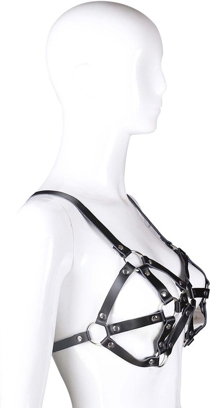 Fixxx - BH Fétiche - Harnais - PU - Cuir - Taille Unique - Zwart