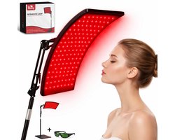 Boncy® Geavanceerde Infraroodlamp - Red Light Therapy voor Spieren & Gewrichten - Huidverjongingsapparaat en Ontspanning - Rood Licht Therapie - Infrarood Lamp Infraroodtherapie - Lichttherapie