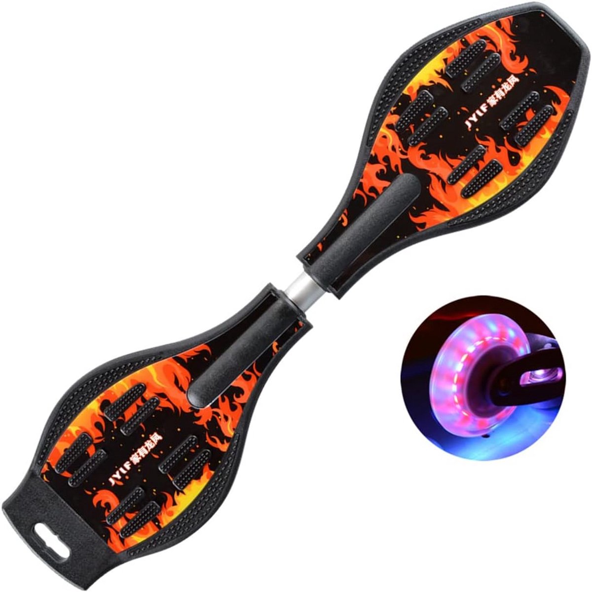 Waveboard voor Kinderen en Tieners Dubbel Deck met Lichtgevende Wielen
