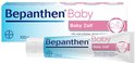 Bepanthen Baby Zalf tube en doos, met rode accenten.