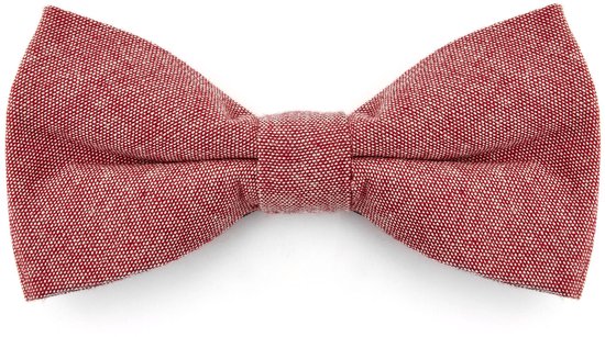 Noeud papillon en coton rose