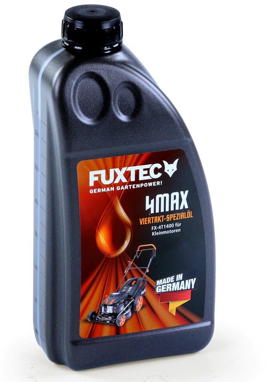 Motorolie - FUXTEC - 4 takt 1,4L SAE30 voor grasmaaiers, bosmaaiers, gemotoriseerde apparatuur, Made in Germany