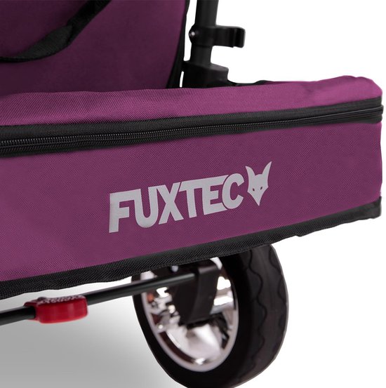 FUXLIFE by FUXTEC CT800 Bolderkar Handkar - Opvouwbaar - Paars - Ideaal voor Strand, Festival & Boodschappen - Transportwagen - Max. 75kg — afbeelding 3