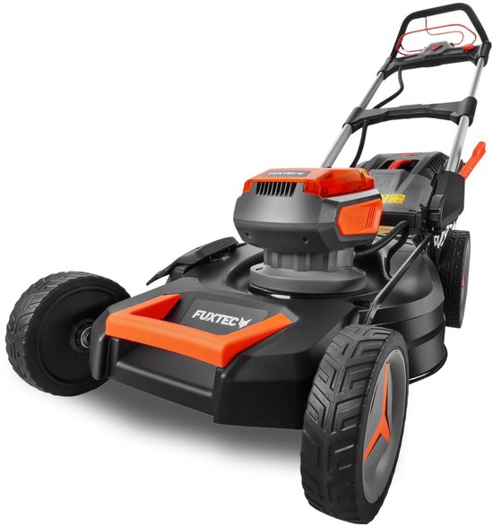 Accu-aangedreven grasmaaier 40V FUXTEC FX-E2RM51 - Set met 2 batterijen van 4Ah en dubbele oplader van 2,4A van Merkloos	 — afbeelding 4
