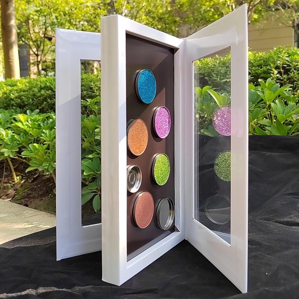 Grote Lege Magnetische Make-up Palette voor Oogschaduw Depots