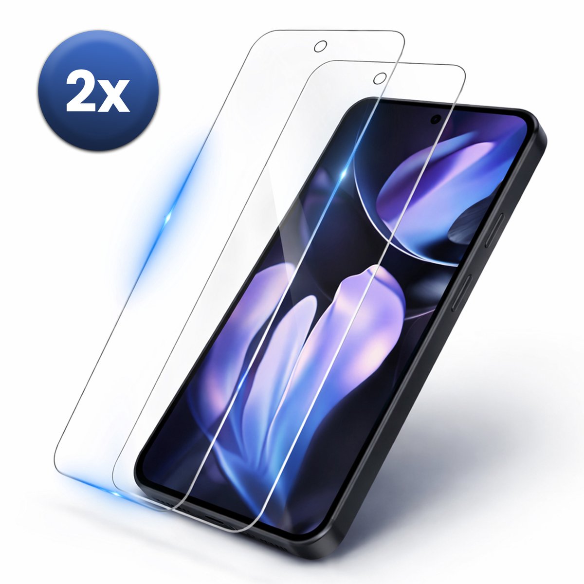 Screenprotector Geschikt Voor Google Pixel 10 / 10 Pro – 2-Pack – Gehard Glas 9H – Bubbelvrij – Case Friendly