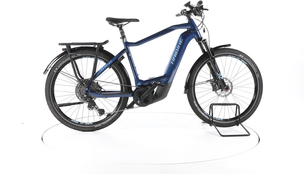 HAIBIKE Trekking 8 Elektrische trekkingfiets Bosch Accu 750Wh 27 5 2023 blauw