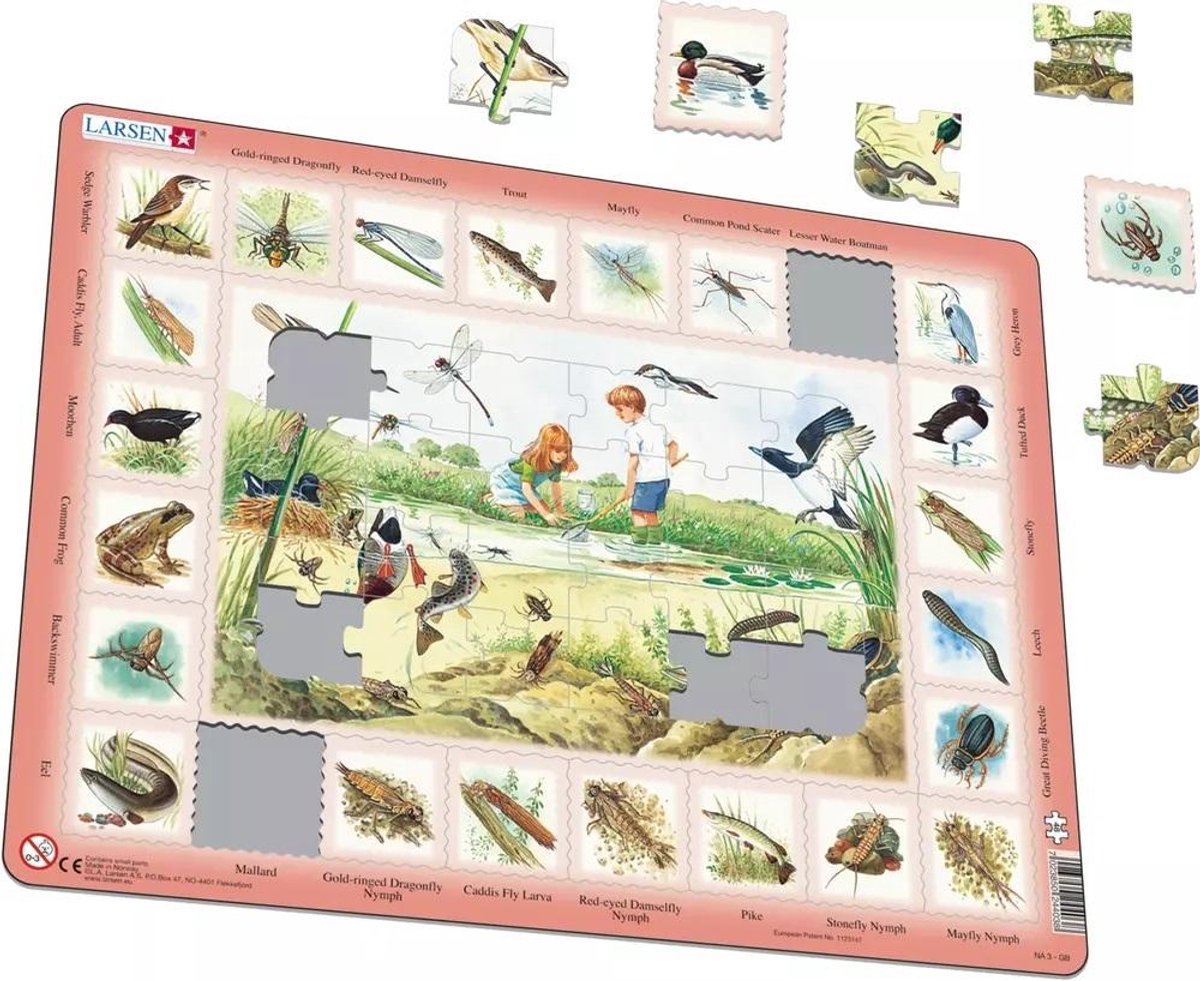 Puzzel bij de vijver Maxi - Puzzel