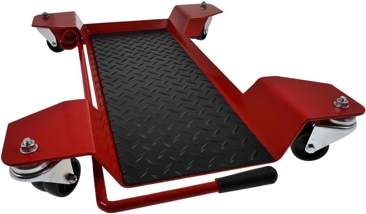 Universele Motordolly tot 350 kg met Rem en Zwenkwielen voor Garage