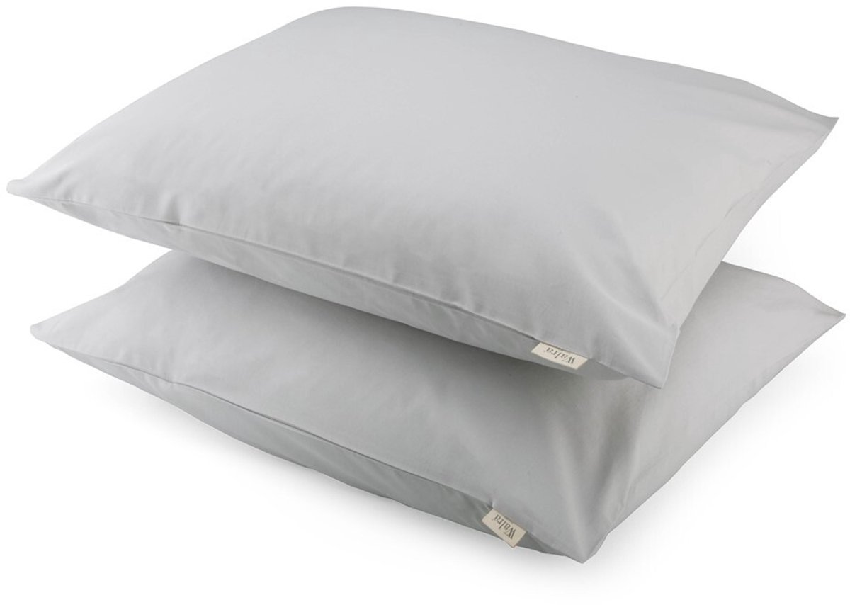 Walra Kussensloop Crispy Cotton - 2x 60x70 - Grijs