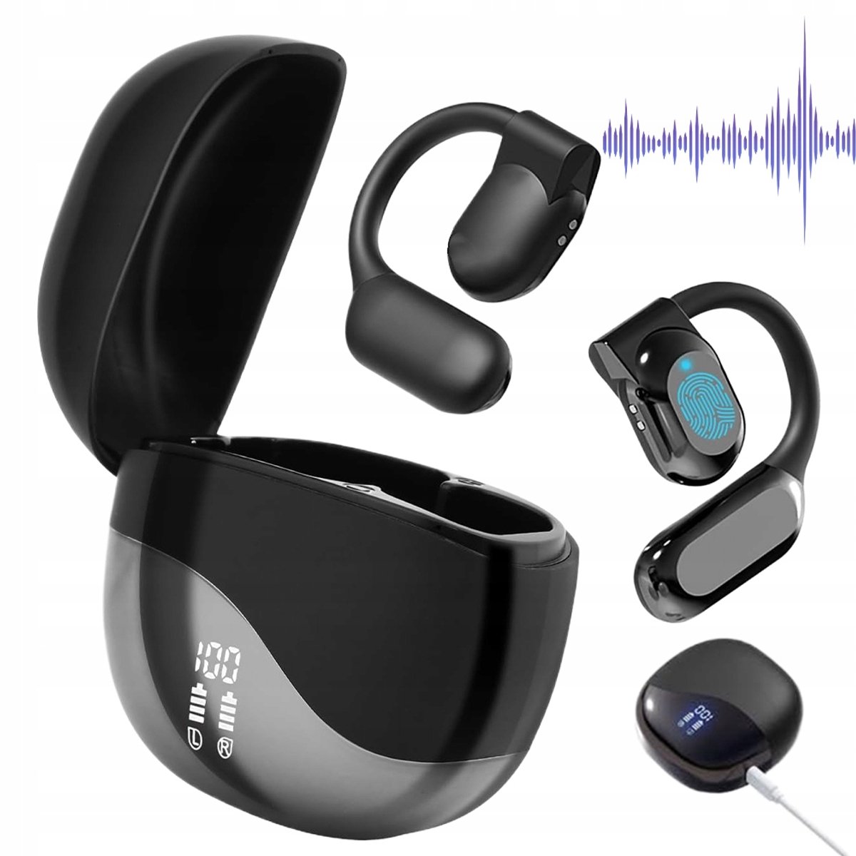 Vertalingskoptelefoon AI Draadloze Oortjes met 139 Talen - Product - €25,99